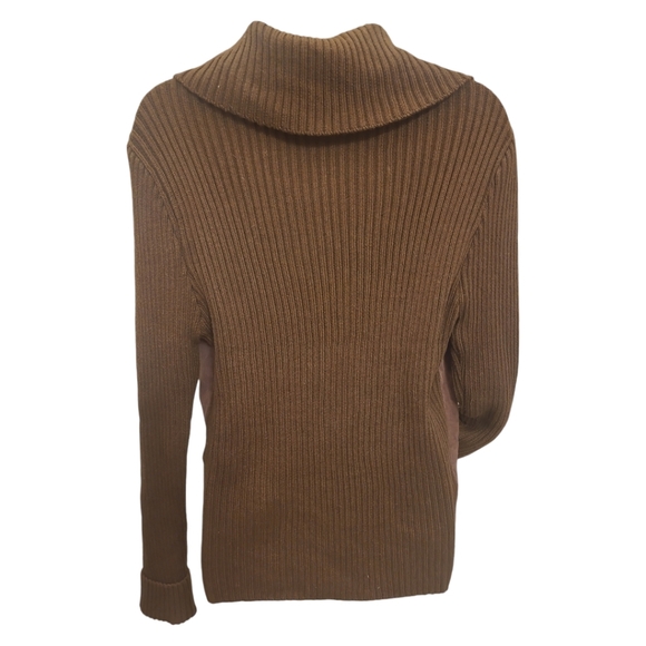 Brown Leather jacket by bagstelle 1x - Picture 7 of 10